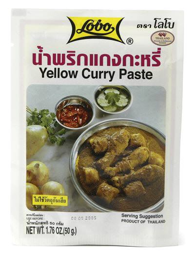Yellow Curry Paste, thai curry paste